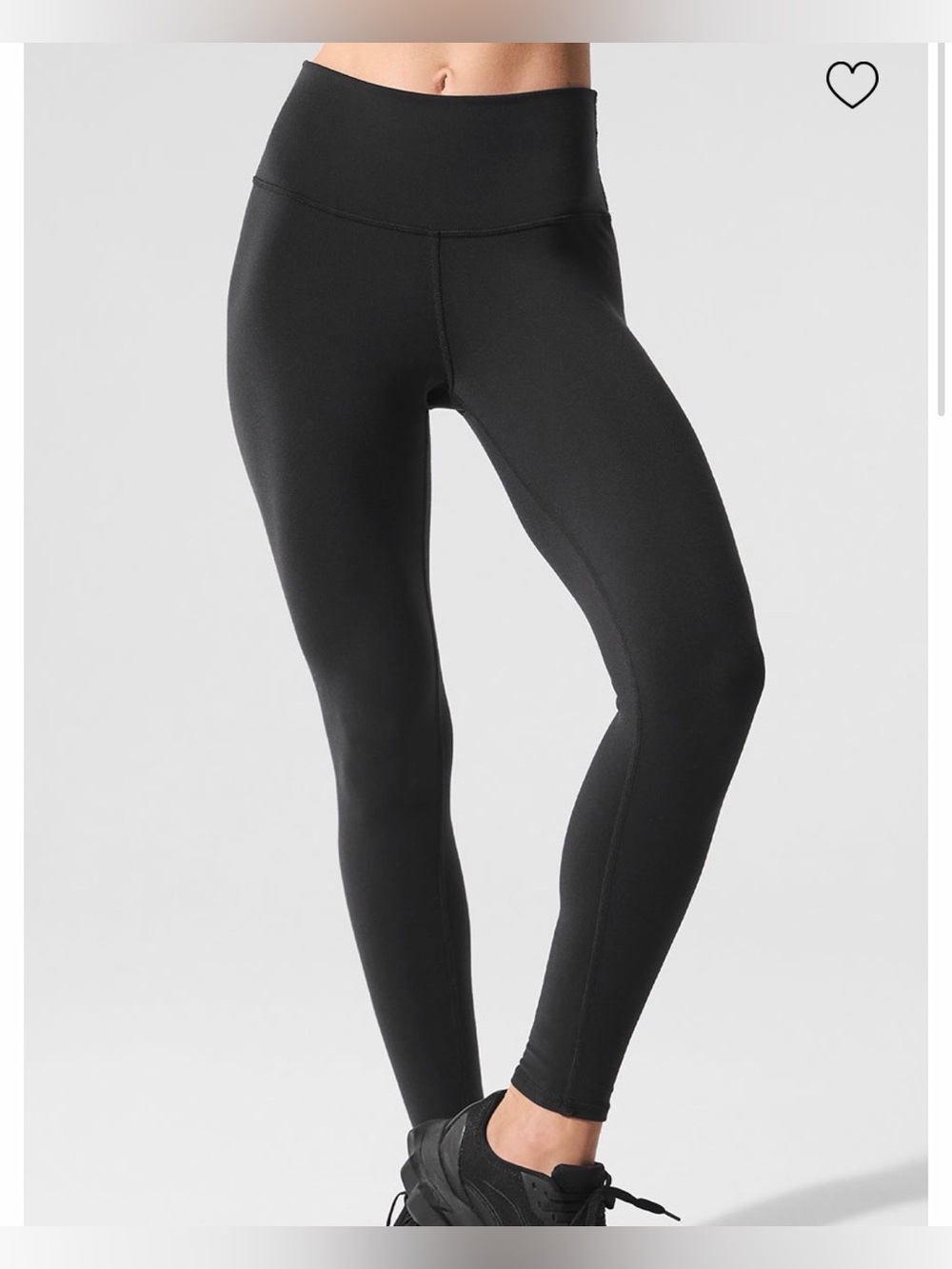 NWT Alo Yoga 7/8 High-Waist Airbrush Legging - Black
